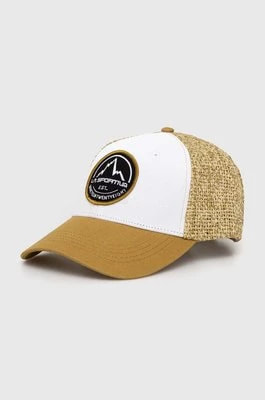 Zdjęcie produktu LA Sportiva czapka z daszkiem Belayer kolor beżowy z aplikacją