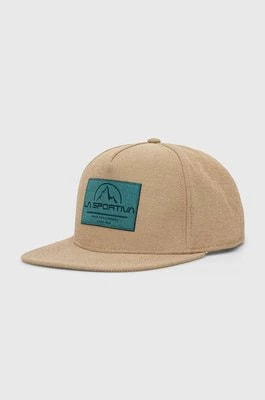 Zdjęcie produktu LA Sportiva czapka z daszkiem Flat kolor brązowy z aplikacją