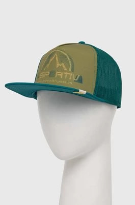 Zdjęcie produktu LA Sportiva czapka z daszkiem kolor zielony wzorzysta