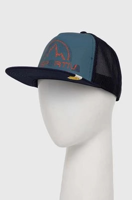 Zdjęcie produktu LA Sportiva czapka z daszkiem LS Trucker kolor granatowy z nadrukiem