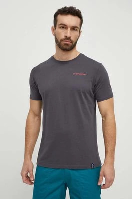 Zdjęcie produktu LA Sportiva t-shirt Boulder męski kolor szary z nadrukiem F36900322