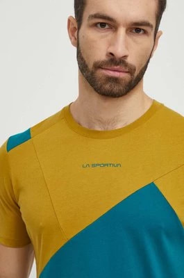 Zdjęcie produktu LA Sportiva t-shirt Dude męski kolor zielony wzorzysty F24733732