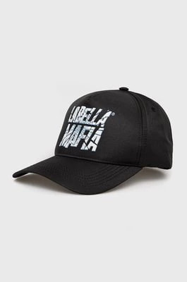 Zdjęcie produktu LaBellaMafia czapka z daszkiem kolor czarny z nadrukiem