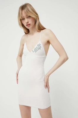 Zdjęcie produktu LaBellaMafia sukienka kolor srebrny mini dopasowana