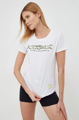 Zdjęcie produktu LaBellaMafia t-shirt bawełniany Disturbia kolor biały