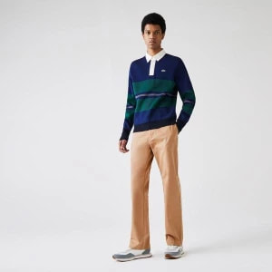 Zdjęcie produktu Lacoste L!VE Męskie spodnie typu chino z pięcioma kieszeniami