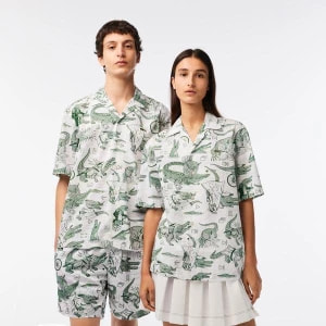 Zdjęcie produktu Lacoste męska koszula z nadrukiem i krótkim rękawem x Netflix