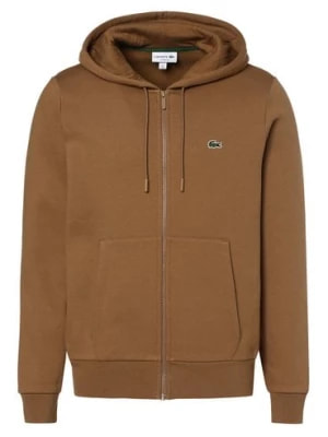 Zdjęcie produktu Lacoste Męska kurtka z kapturem Mężczyźni Bawełna brązowy jednolity,