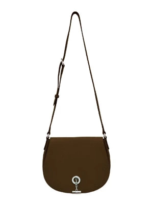 Zdjęcie produktu LAMARTHE Skórzana torebka "Paris" w kolorze ciemnobrązowym - 26 x 21 x 11 cm rozmiar: onesize