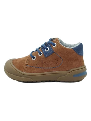 Zdjęcie produktu lamino Skórzane sneakersy w kolorze jasnobrązowym rozmiar: 25