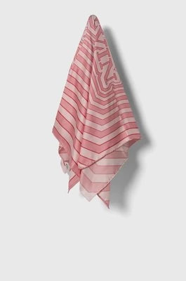 Zdjęcie produktu Lanvin chusta jedwabna kolor różowy wzorzysta 6L9090.SR554
