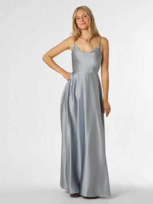 Zdjęcie produktu Laona Damska sukienka wieczorowa Kobiety Satyna niebieski jednolity,