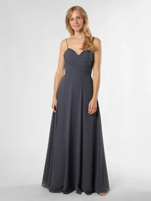 Zdjęcie produktu Laona Damska sukienka wieczorowa Kobiety szary|niebieski jednolity,
