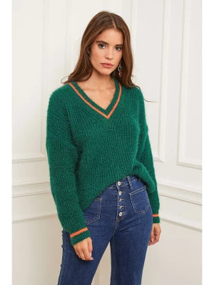 Zdjęcie produktu L'armoire de Suzette Sweter w kolorze zielonym rozmiar: 34/36