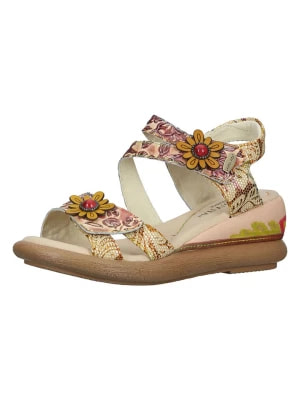 Zdjęcie produktu LAURA VITA Skórzane sandały w kolorze beżowym rozmiar: 40