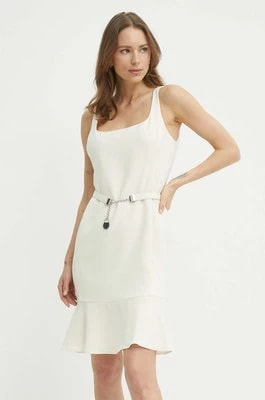 Zdjęcie produktu Lauren Ralph Lauren sukienka kolor beżowy mini prosta 250933462