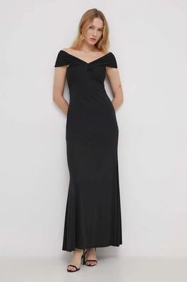Zdjęcie produktu Lauren Ralph Lauren sukienka kolor czarny maxi prosta