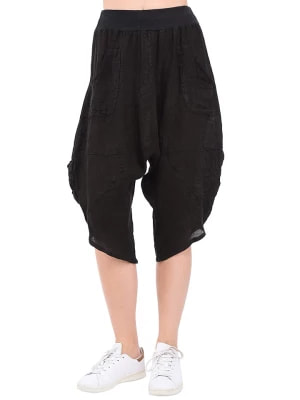 Zdjęcie produktu Le Jardin du Lin Lniane spodnie w kolorze czarnym rozmiar: 40