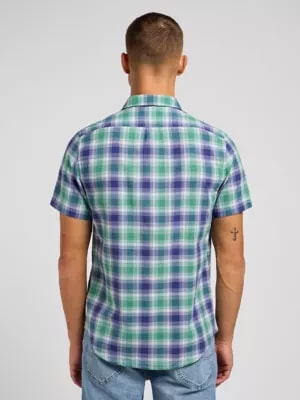 Zdjęcie produktu Lee Short Sleeve Button Down Shirt Dandy Green Size