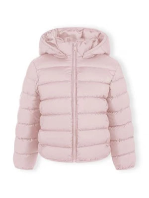 Zdjęcie produktu Lekka różowa kurtka z odpinanym kapturem dla dziewczynki Minoti