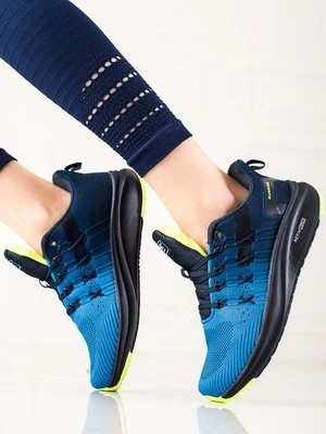 Zdjęcie produktu Lekkie buty sportowe damskie DK niebieskie fitness