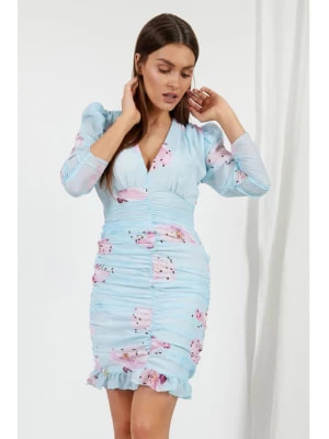 Zdjęcie produktu Lemoniade Sukienka w kolorze jasnoniebieskim ze wzorem rozmiar: L