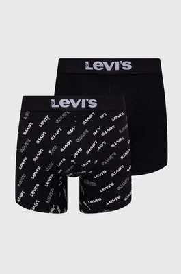 Zdjęcie produktu Levi's bokserki 2-pack męskie kolor czarny