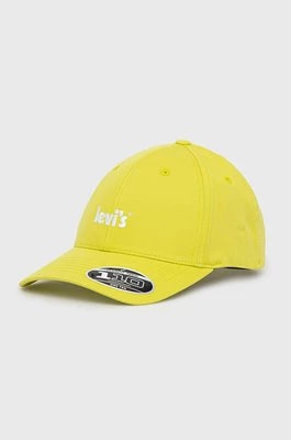 Zdjęcie produktu Levi's czapka kolor zielony z aplikacją