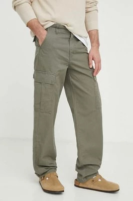 Zdjęcie produktu Levi's spodnie męskie kolor zielony proste