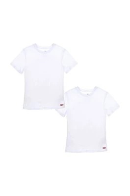 Zdjęcie produktu Levi's t-shirt dziecięcy (2-pack) kolor biały gładki