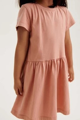 Zdjęcie produktu Liewood sukienka dziecięca kolor beżowy mini rozkloszowana