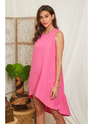 Zdjęcie produktu Lin Passion Lniana sukienka w kolorze różowym rozmiar: 34/36