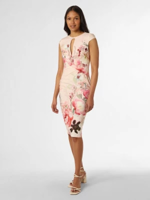 Zdjęcie produktu Lipsy Damska sukienka wieczorowa Kobiety Sztuczne włókno różowy|czarny wzorzysty,