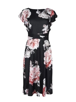 Zdjęcie produktu Lisca Sukienka "Hawaii" w kolorze czarnym ze wzorem rozmiar: L