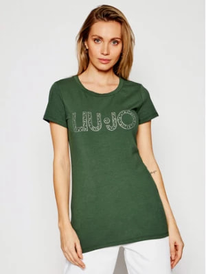 Zdjęcie produktu Liu Jo Beachwear T-Shirt VA1100 J5003 Zielony Regular Fit