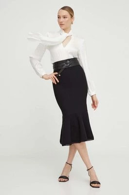 Zdjęcie produktu Liu Jo bluzka damska kolor beżowy gładka