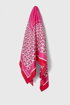 Zdjęcie produktu Liu Jo chusta damska kolor różowy wzorzysta