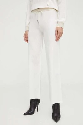 Zdjęcie produktu Liu Jo spodnie damskie kolor beżowy proste high waist
