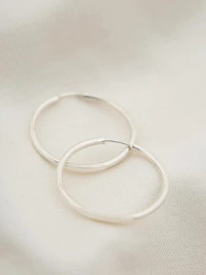 Zdjęcie produktu Lodie Silver Srebrne kolczyki-kreole rozmiar: onesize
