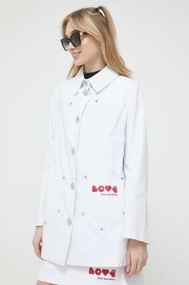 Zdjęcie produktu Love Moschino kurtka damska kolor biały przejściowa