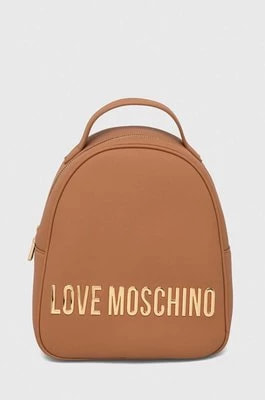 Zdjęcie produktu Love Moschino plecak damski kolor brązowy mały gładki