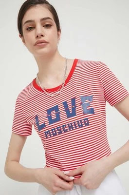 Zdjęcie produktu Love Moschino t-shirt damski kolor czerwony