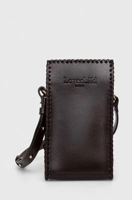 Zdjęcie produktu Lovechild pokrowiec na telefon skórzany kolor brązowy