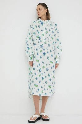 Zdjęcie produktu Lovechild sukienka bawełniana kolor biały midi oversize