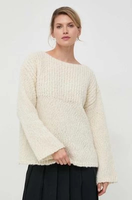 Zdjęcie produktu Lovechild sweter wełniany damski kolor beżowy ciepły