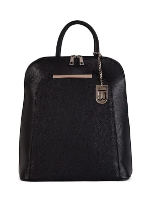 Zdjęcie produktu Lucca Baldi Skórzany plecak w kolorze czarnym - 35 x 33 x 12 cm rozmiar: onesize