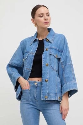 Zdjęcie produktu Luisa Spagnoli kurtka jeansowa damska kolor niebieski przejściowa oversize