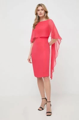 Zdjęcie produktu Luisa Spagnoli sukienka jedwabna kolor czerwony mini prosta