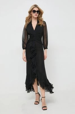 Zdjęcie produktu Luisa Spagnoli sukienka kolor czarny midi rozkloszowana