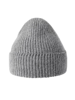 Zdjęcie produktu Lullalove Wełniano-kaszmirowa czapka w kolorze szarym rozmiar: onesize
